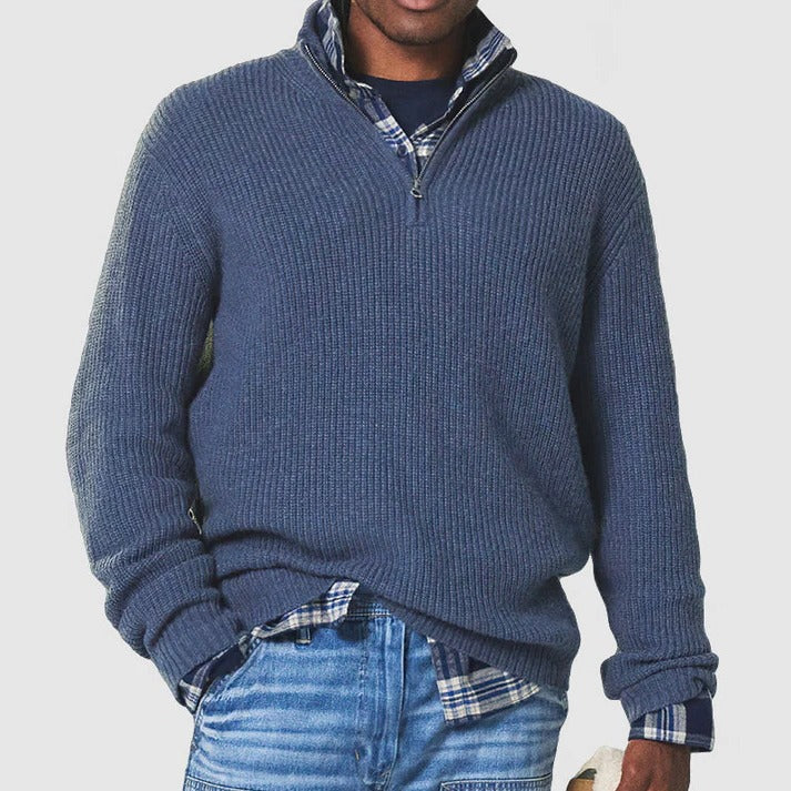 Rhys Men's Sweater - styled view