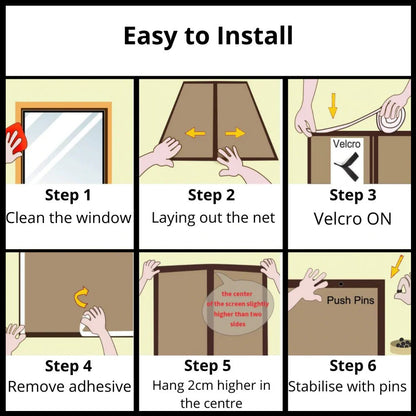 Onyx Portable Mosquito Screen - flat lay