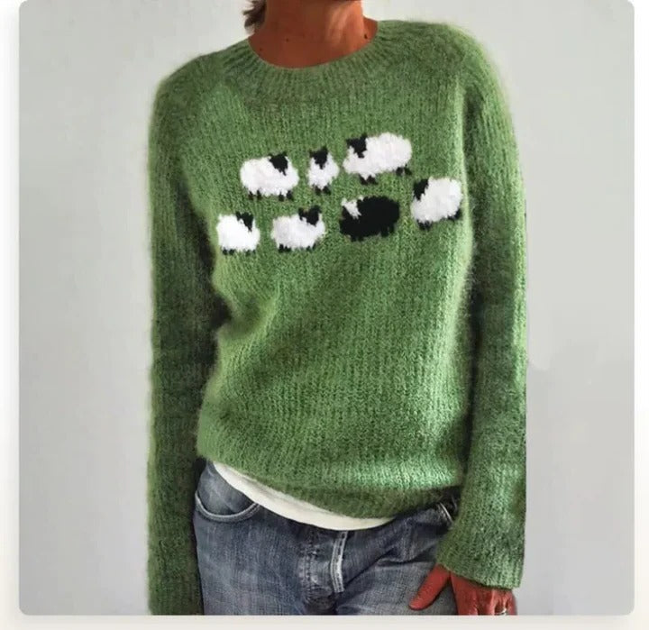 Lila Women's Sweater - close-up detail