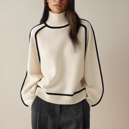 Violette Women's Sweater - fabric and finish detail