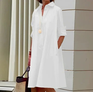 Faye Women's Dress | Black, White