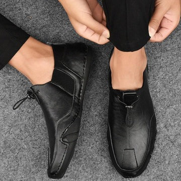 Percy Men's Loafers - fabric and finish detail