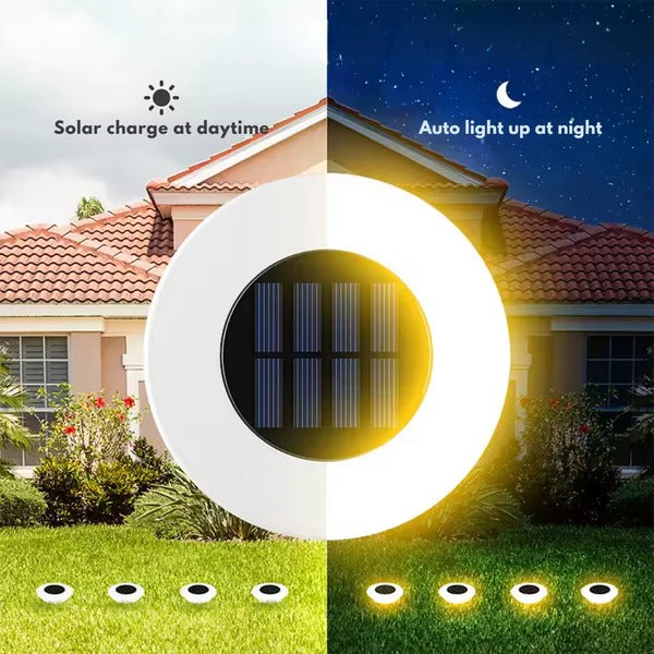 Haven Solar Outdoor Lights - shown in use