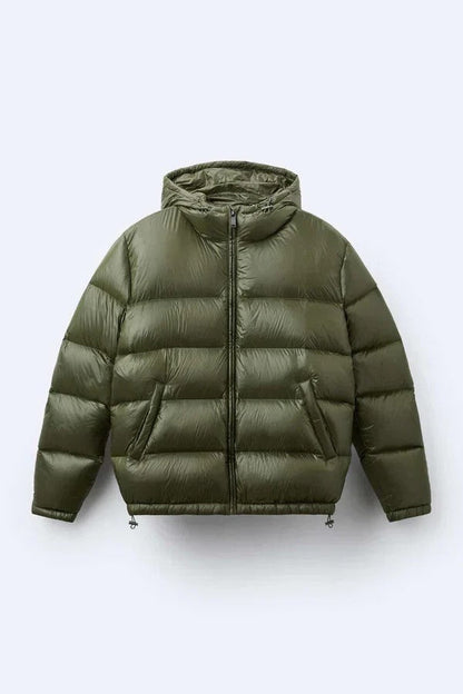Elise Women's Puffer Jacket - styled view