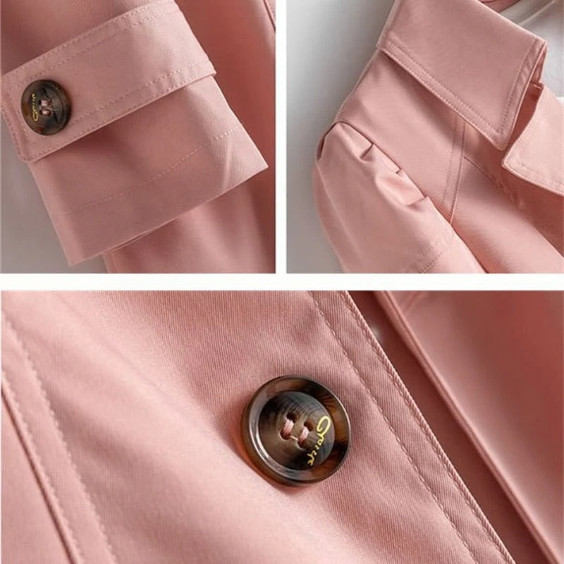 Dahlia Women's Trench Coat - full-length view