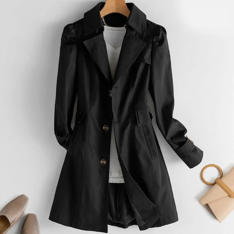 Dahlia Women's Trench Coat - styled view