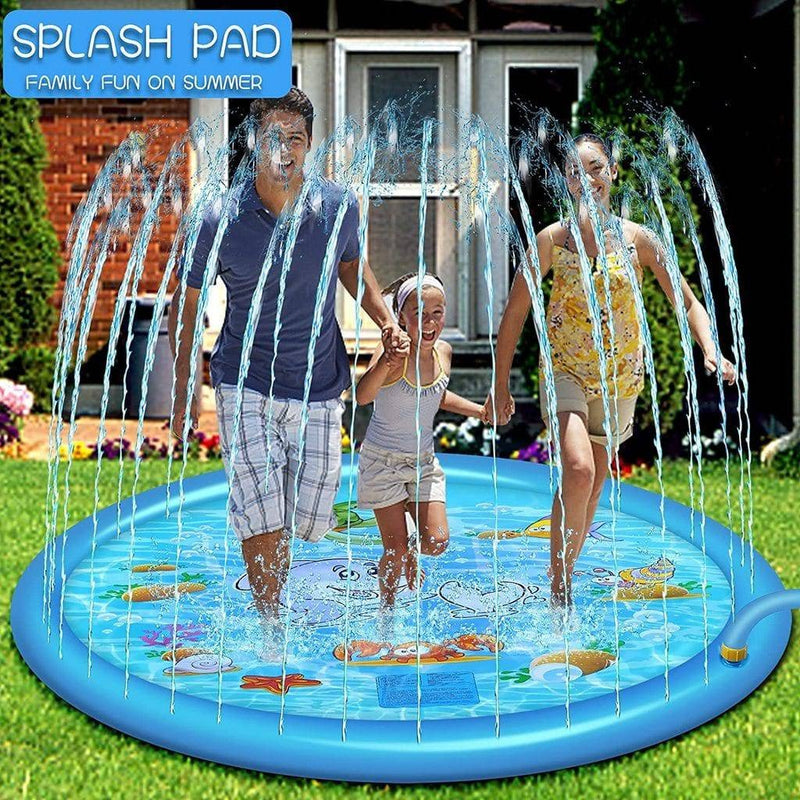 Wren Portable Splash Pad - styled view