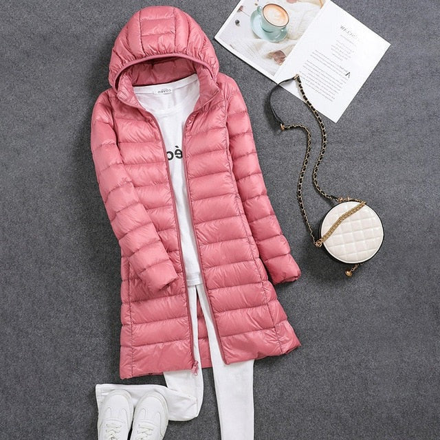 Noor Women's Puffer Jacket - close-up detail
