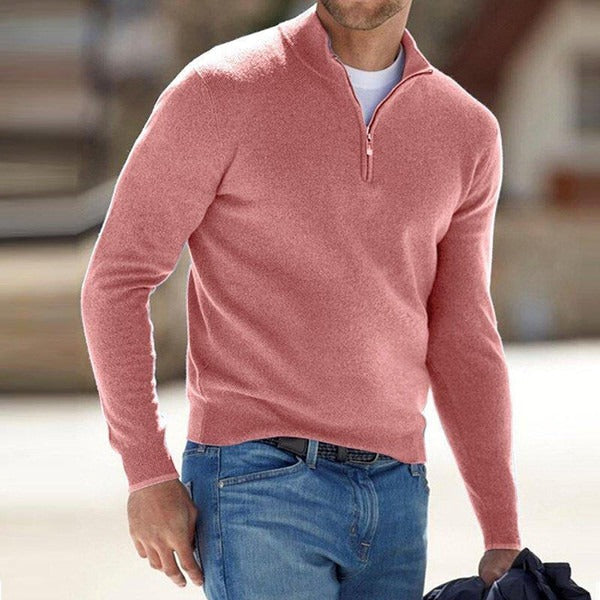 Yves Men's Sweater - close-up detail