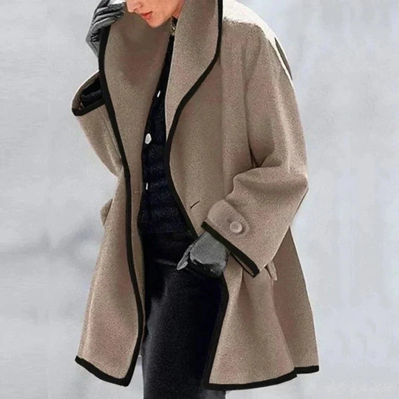 Camille Women's Trench Coat - close-up detail