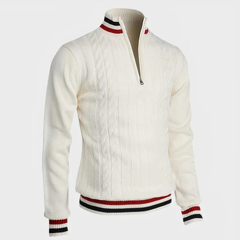 Zane Men's Sweater | Black, White