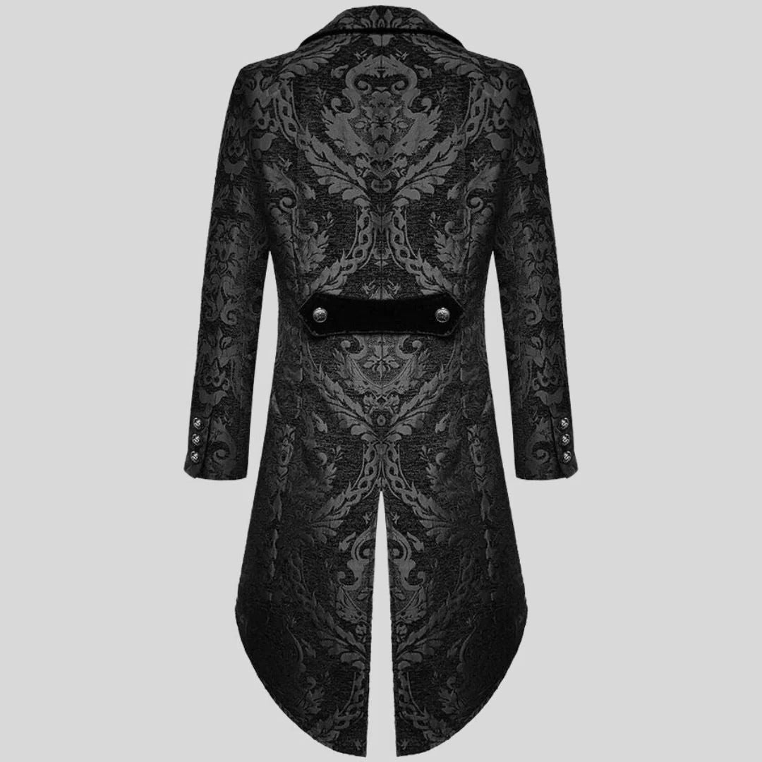 Ambrose Men's Trench Coat - fabric and finish detail
