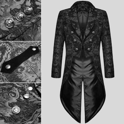 Ambrose Men's Trench Coat - styled view