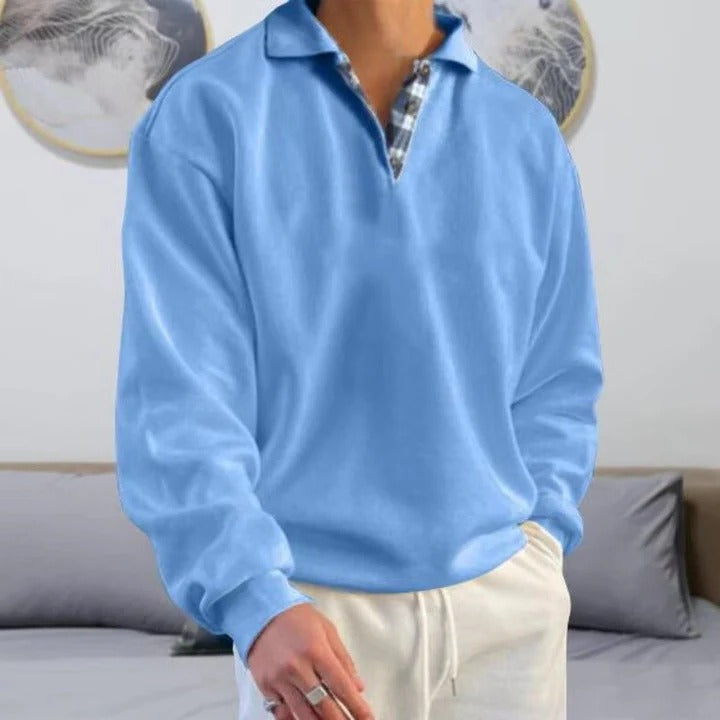 Milo Men's Sweater - flat lay