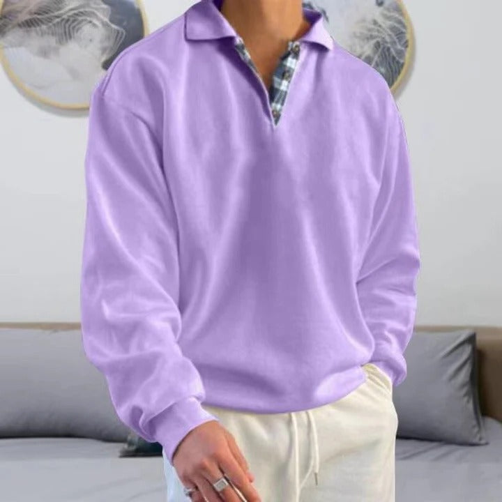 Milo Men's Sweater - close-up detail