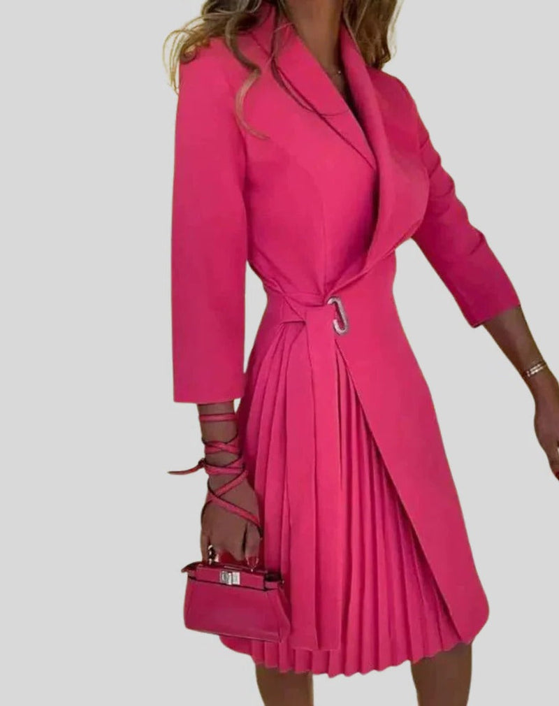 Nell Women's Blazer - fabric and finish detail