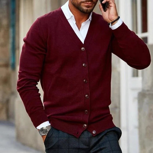 Nolan Men's Cardigan - front view