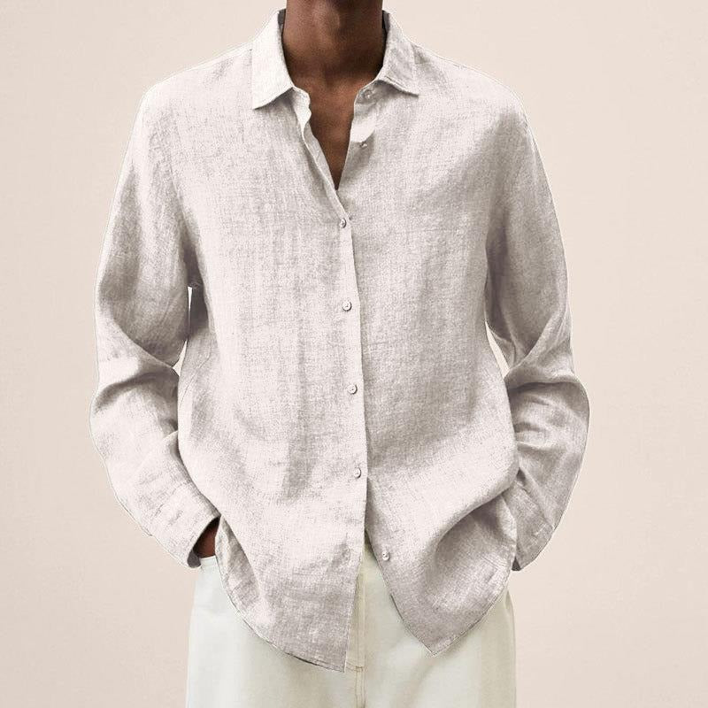 Ivor Men's Oversized Shirt - full-length view