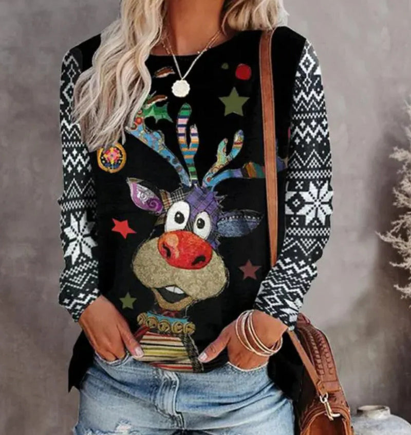 Tamsin Women's Sweater - fabric and finish detail