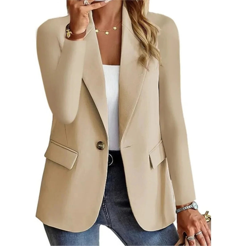 Nora Women's Blazer | Black, White, Black
