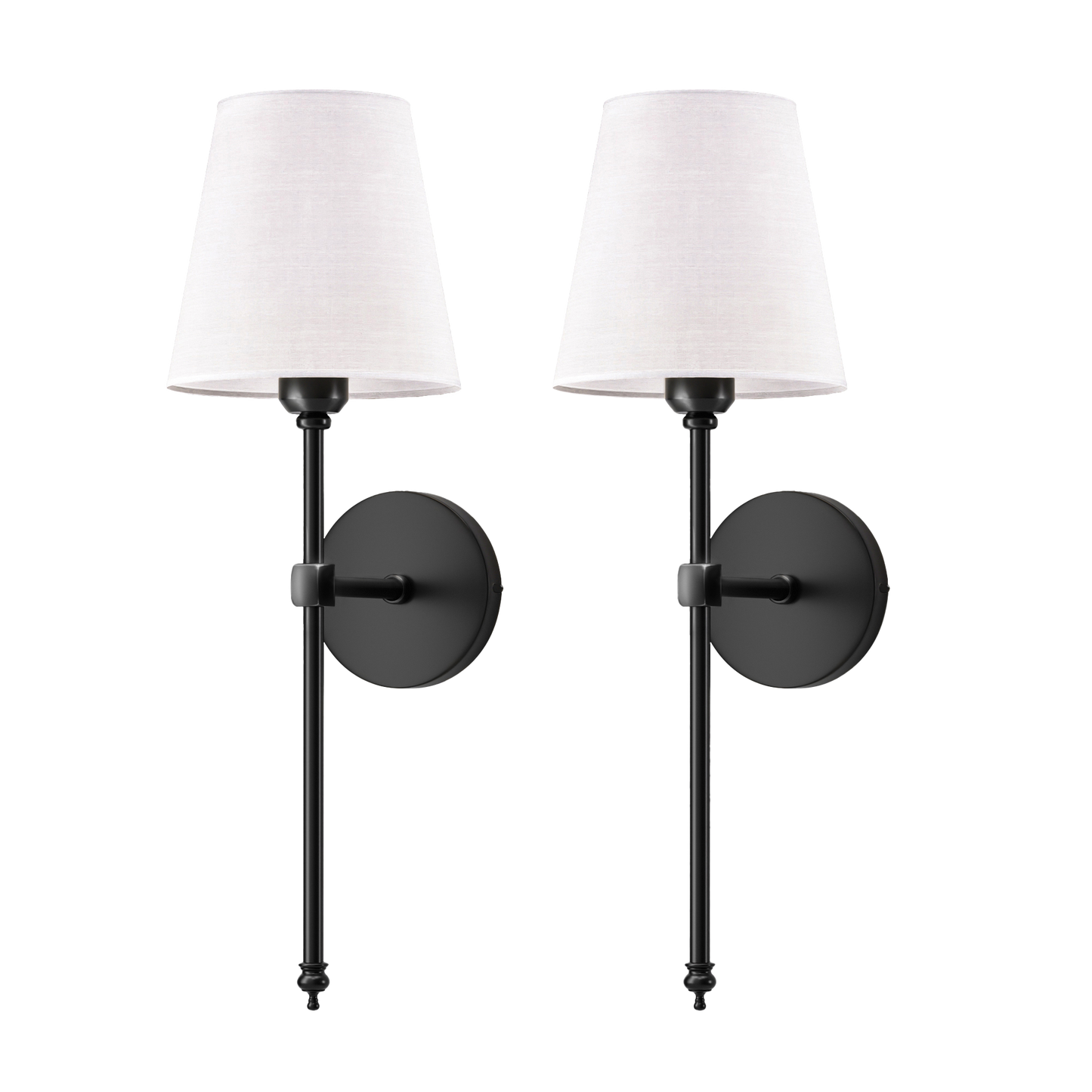 Fable LED Wall Sconce - fabric and finish detail