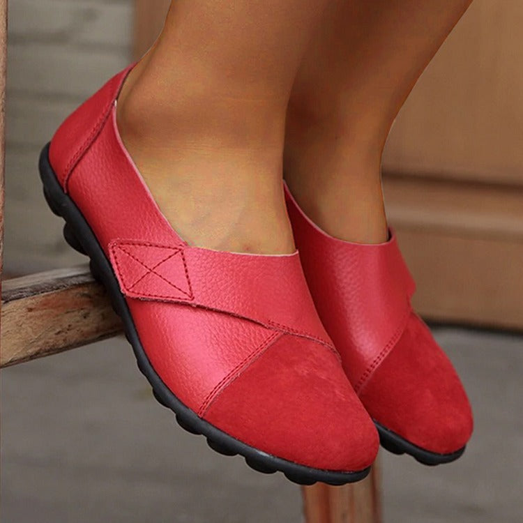 Maya Women's Loafers - fabric and finish detail