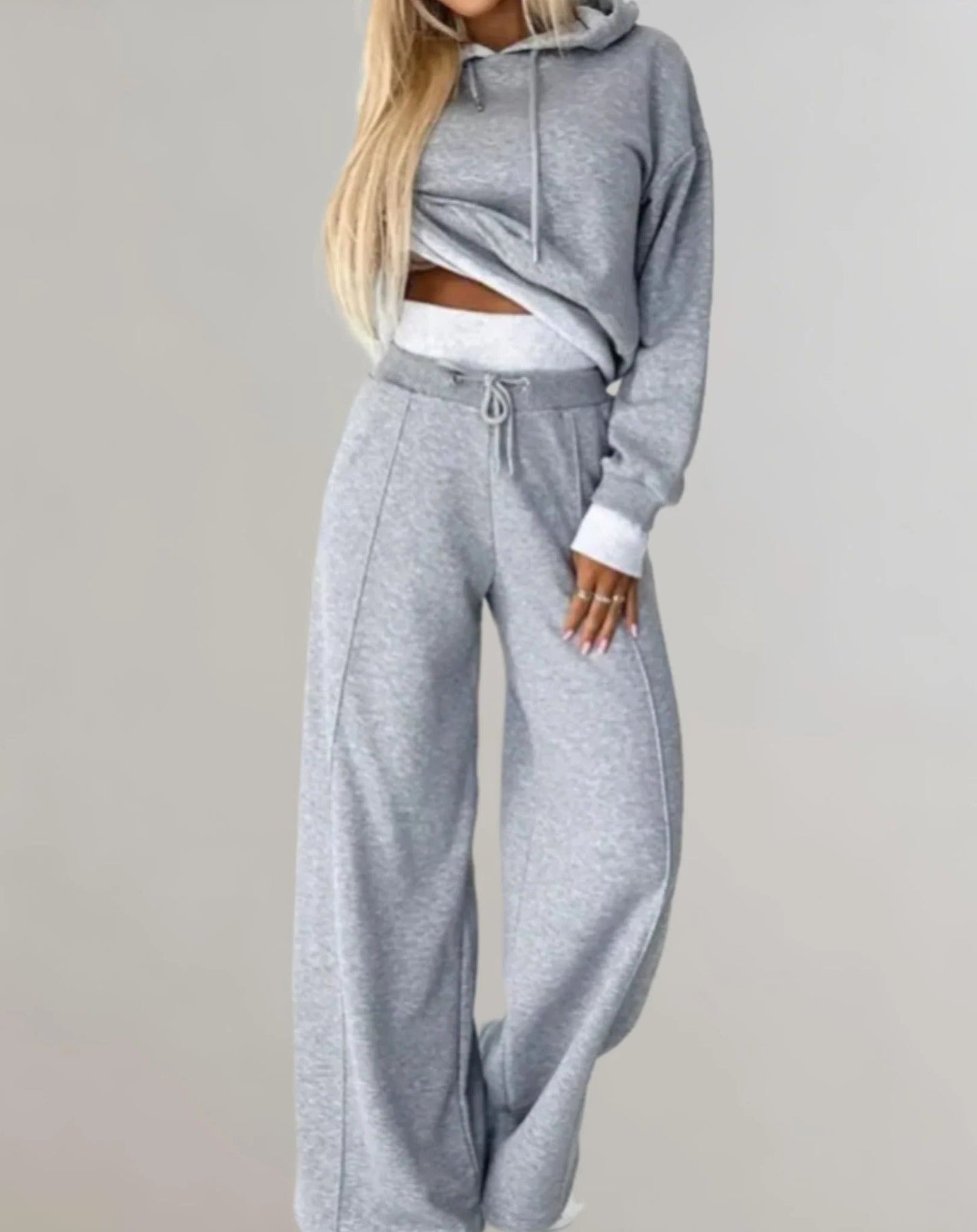 Tallulah Women's Adjustable Hoodie - fabric and finish detail