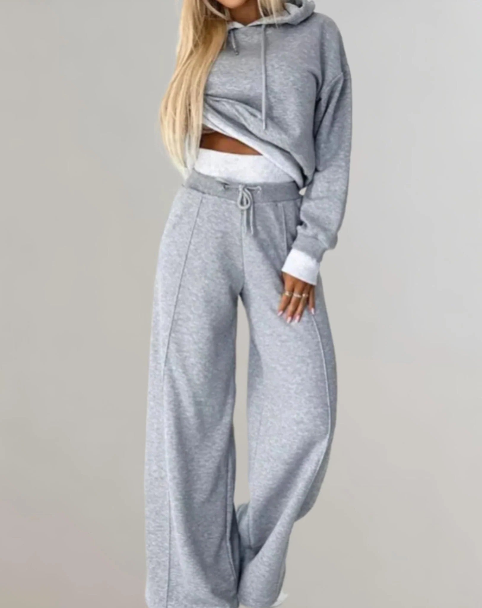 Tallulah Women's Adjustable Hoodie - fabric and finish detail