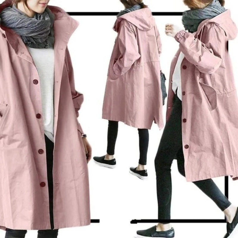 Astrid Women's Trench Coat - close-up detail