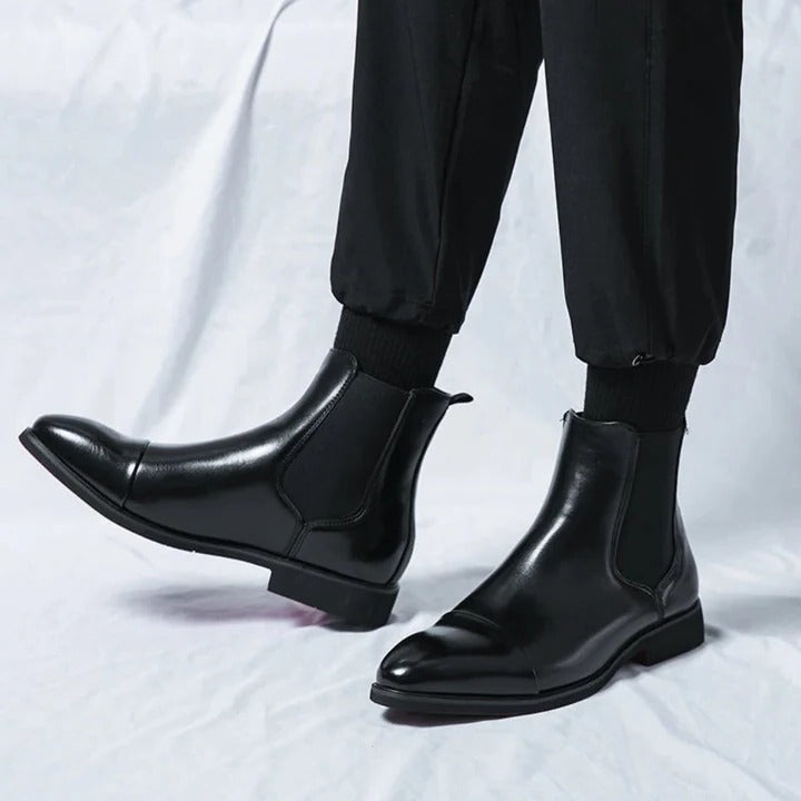 Sawyer Men's Ankle Boots - fabric and finish detail