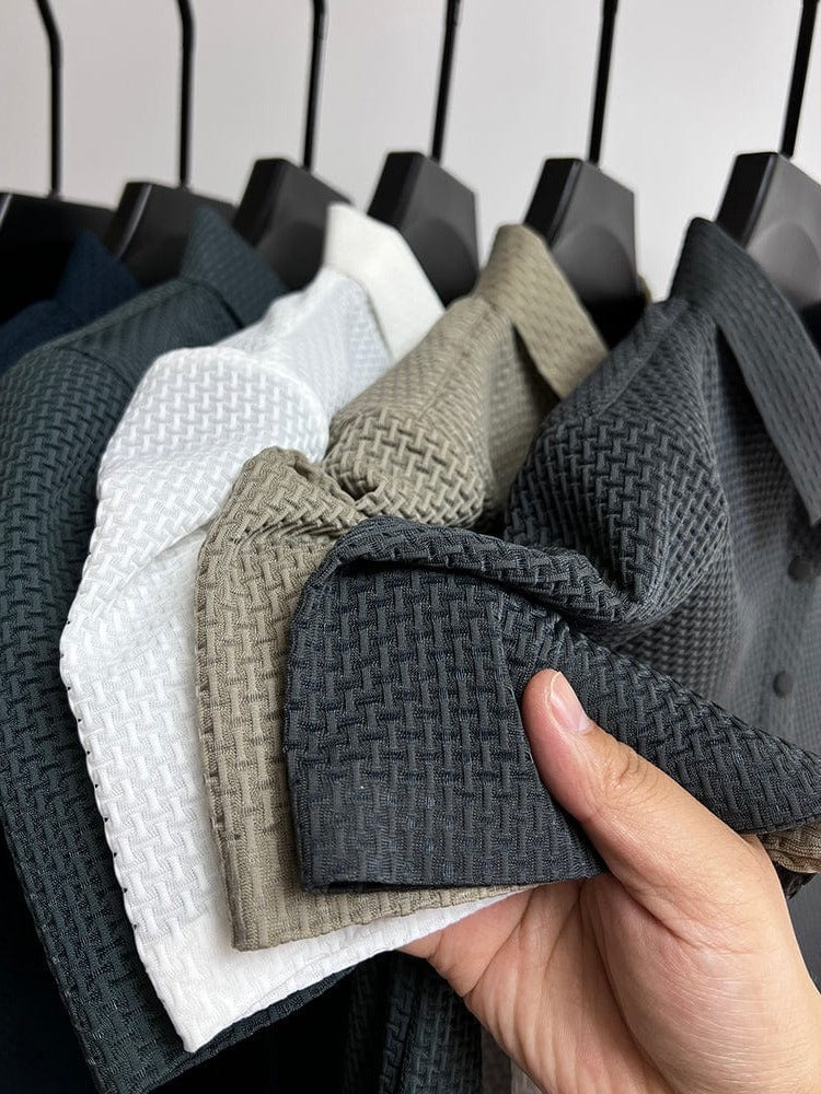 Theo Men's Shirt - flat lay