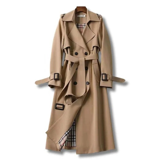 Kira Women's Trench Coat - front view