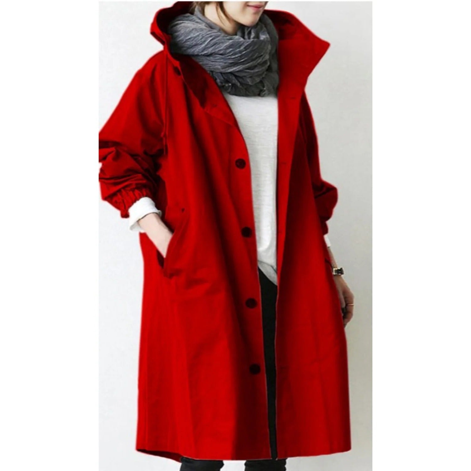 Astrid Women's Trench Coat - full-length view