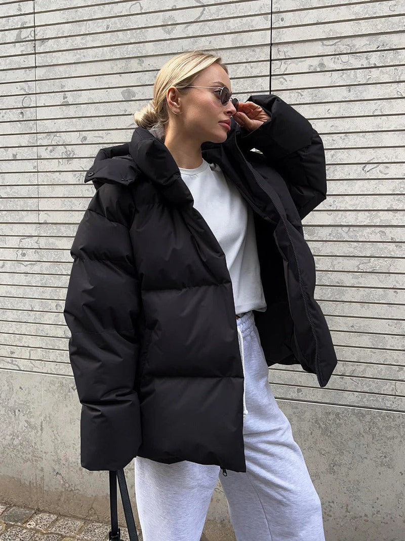Ivy Women's Puffer Jacket | Black, Brown