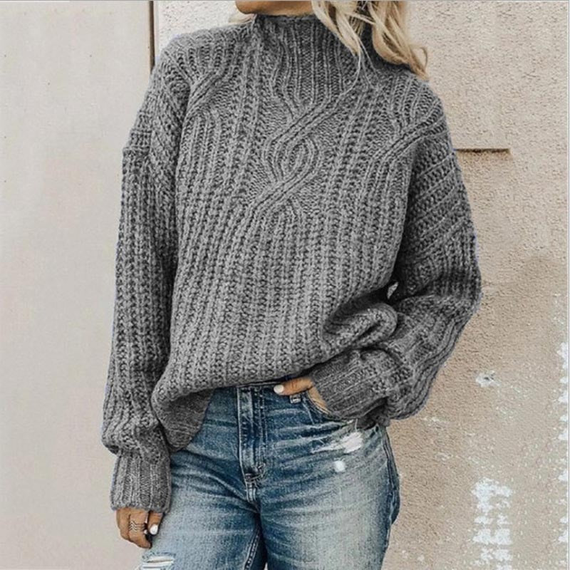 Lena Women's Sweater - fabric and finish detail