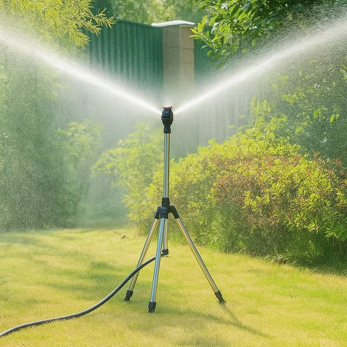 Juniper Portable Tripod Sprinkler | Late-Summer Heat