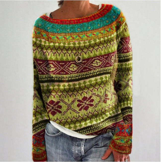 Genevieve Women's Sweater - back view