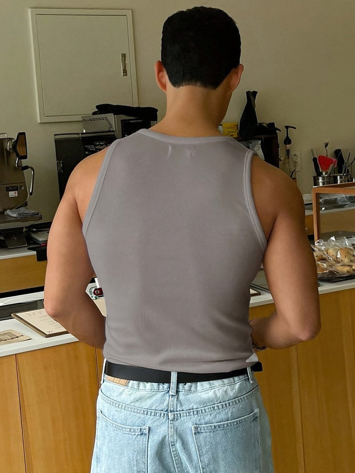 Marlow Men's Tank Top - close-up detail