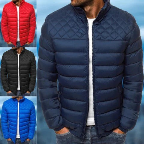 Nico Men's Quilted Jacket - close-up detail