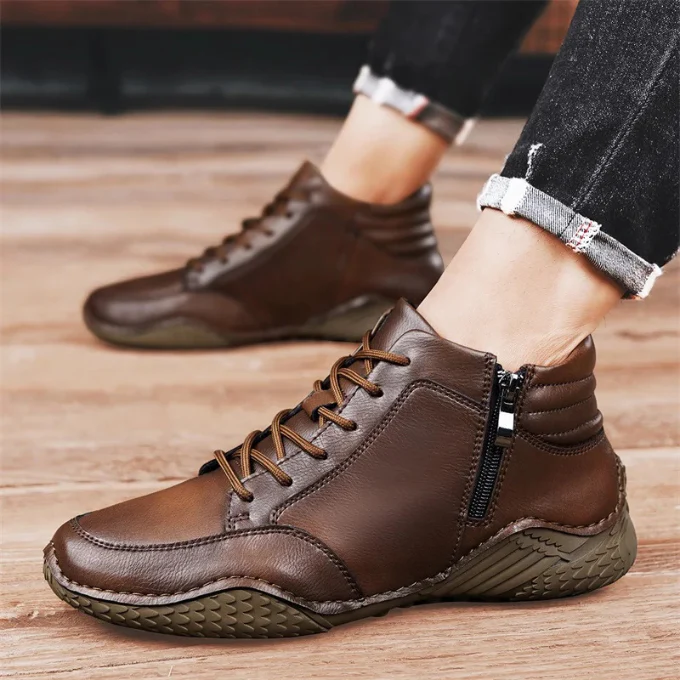 Arlo Men's Ankle Boots - styled view