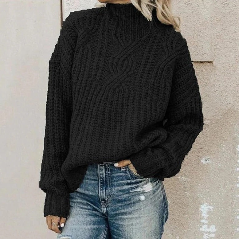 Lena Women's Sweater | Black, Grey