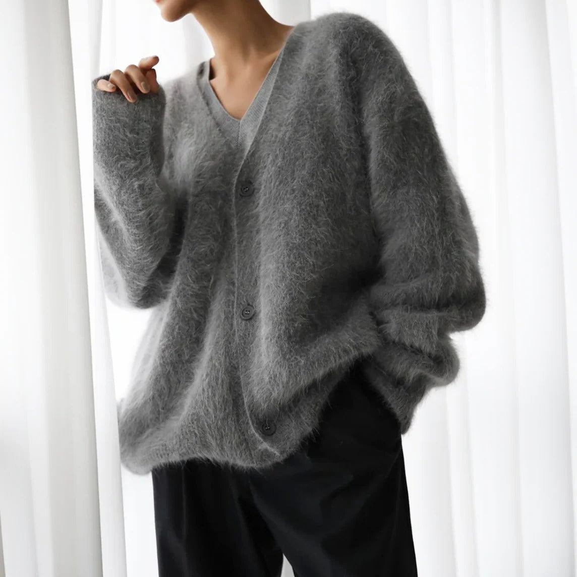Verity Women's Cardigan - close-up detail