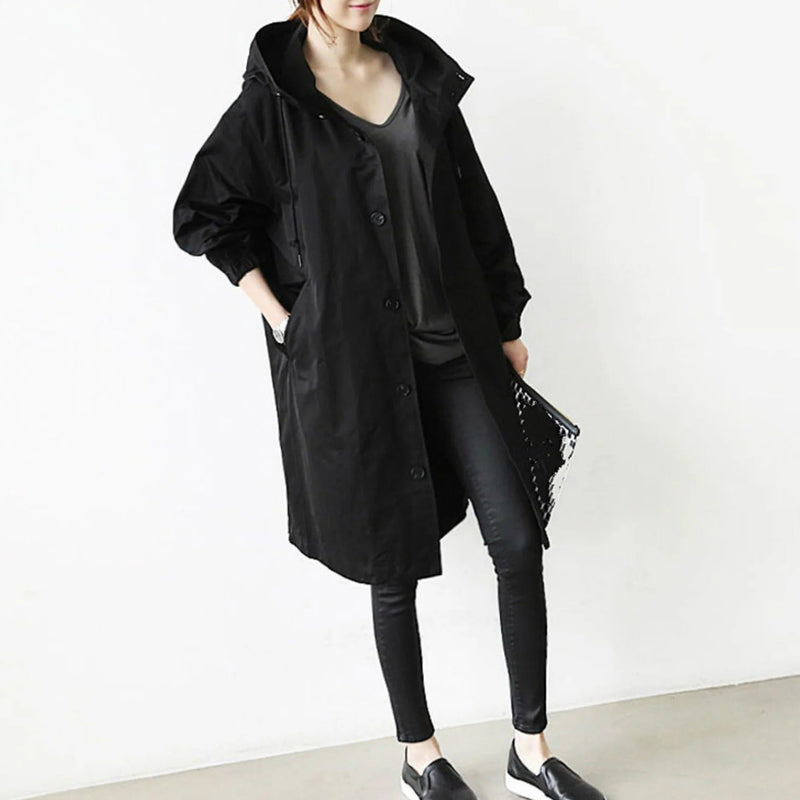 Astrid Women's Trench Coat | Hooded