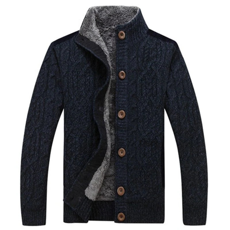 Jasper Men's Cardigan - styled view