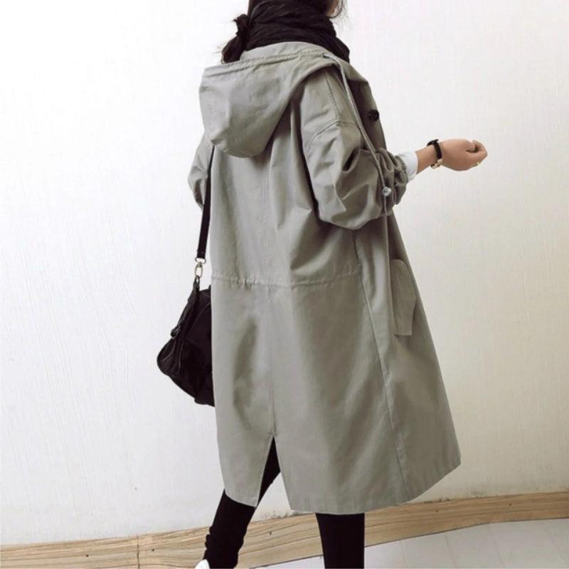 Astrid Women's Trench Coat - shown in use