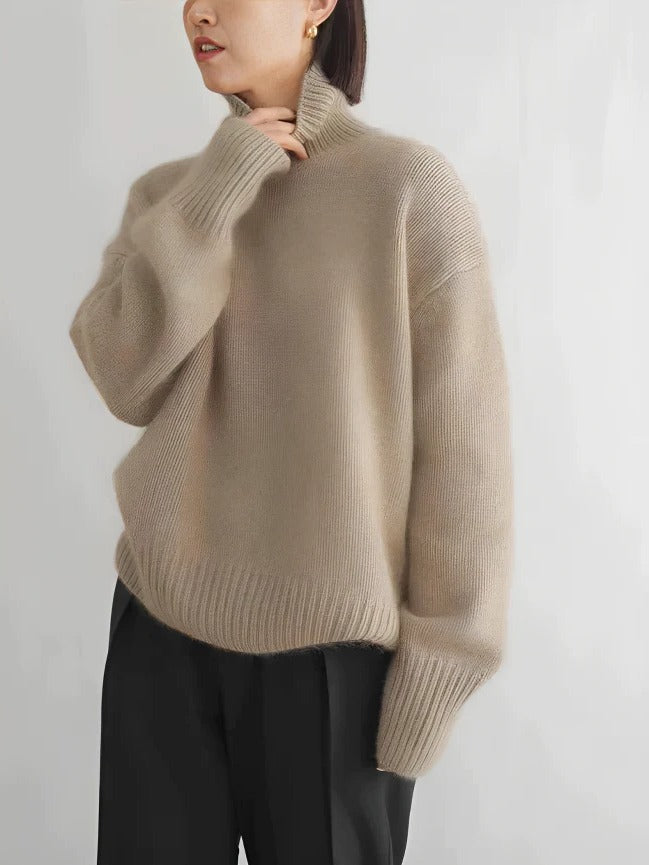 Fleur Women's Sweater - fabric and finish detail