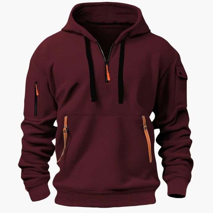 Rufus Men's Hoodie - close-up detail