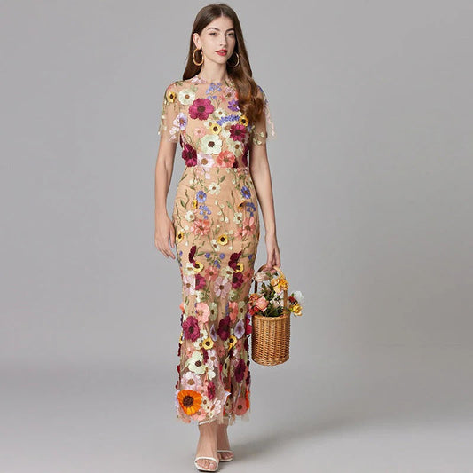 Xanthe Women's Floral Dress - styled view