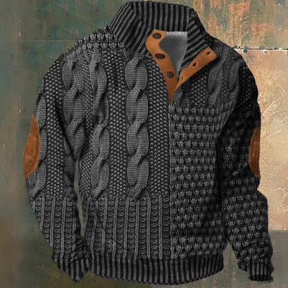 Ellis Men's Sweater - close-up detail