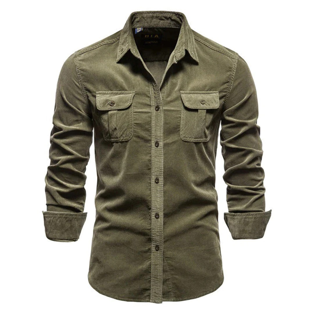 Jasper Men's Shirt - fabric and finish detail